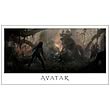 Avatar Neytiri and Thanator Paper Giclee